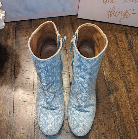 Aquazzura Brooklyn Embroidered Denim Blo… - Picture 4 of 8